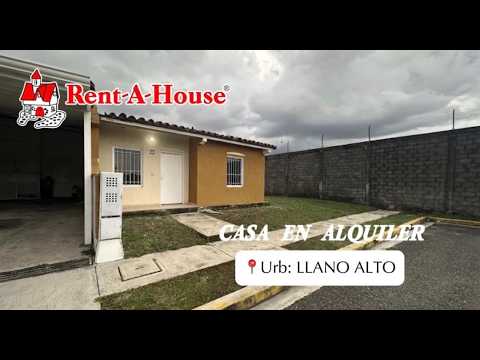 CASA EN ALQUILER URBANIZACION LLANO ALTO, ARAURE, PORTUGUESA