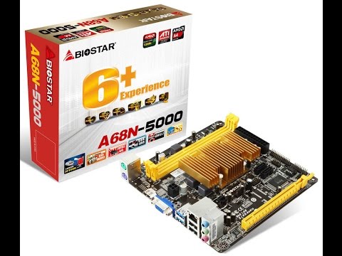 Pagrindinė plokštė Biostar A68N-2100K video