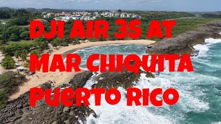 The DJI Air 3S at Mar Chiquita, Puerto Rico - What a Cool Spot to Fly!