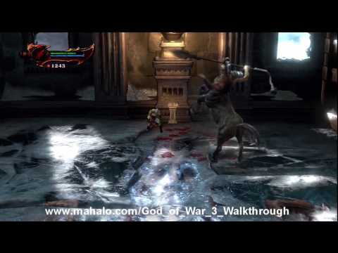 God of War III Walkthrough - Poseidon Boss Fight Part 2 HD