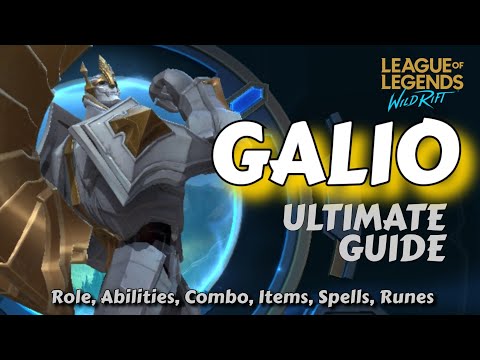 Wild Rift | Galio Ultimate Guide | Watch Full Video and Win 1,000 Wildcores | WRMOVE
