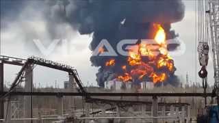 preview picture of video 'Huge Explosion & Fire at Komi Oil Refinery - PREVIEW'