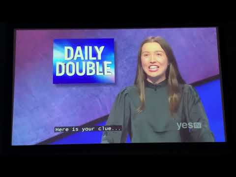 Jeopardy, John Alba Cutler Day 2 - $400 wager on 1st Daily Double.... (6/3/21)