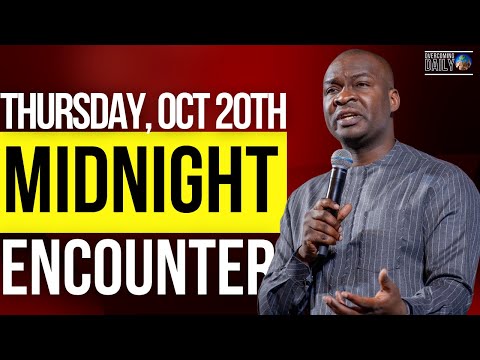 [THURSDAY, OCT 20TH] MIDNIGHT SUPERNATURAL ENCOUNTER WITH THE WORD OF GOD | APOSTLE JOSHUA SELMAN