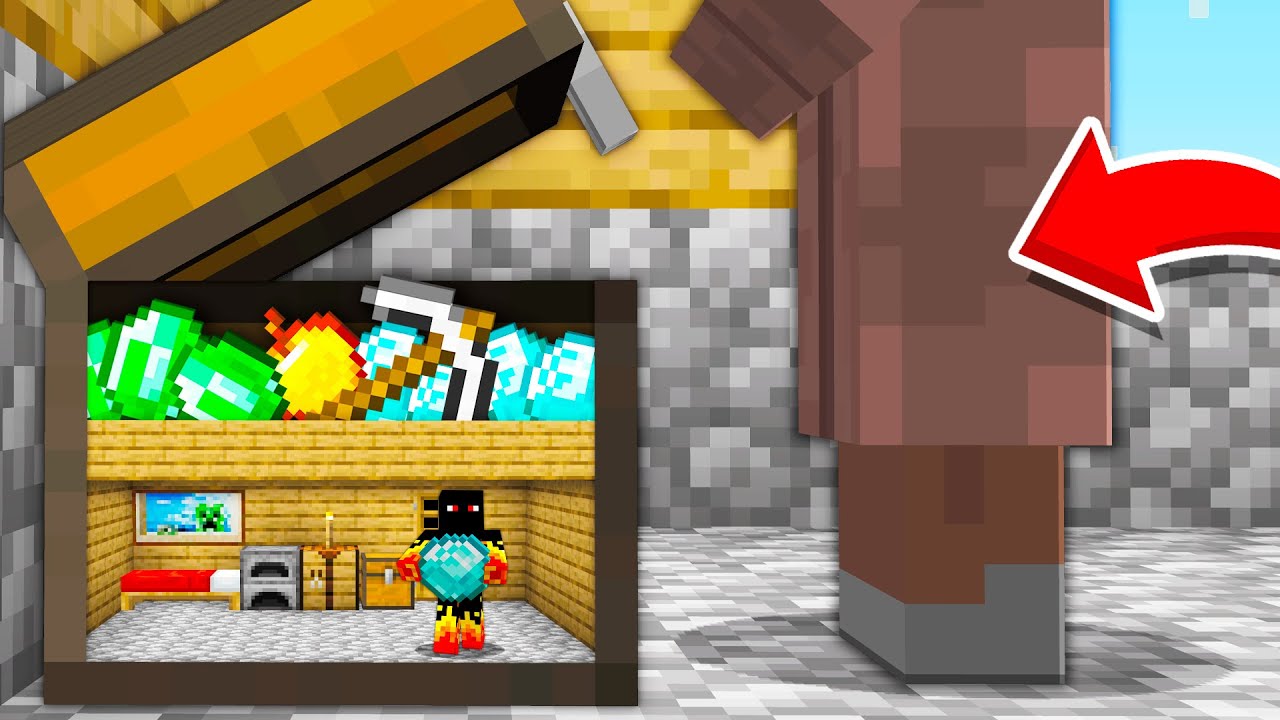 I GOT INSIDE THE CHEST TO HIDE