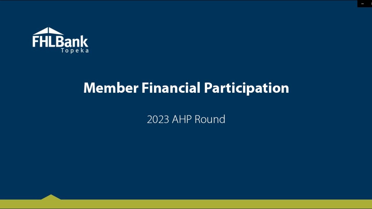 Member Financial Participation