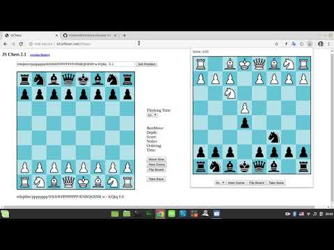 I've ported a chess engine in pure javascript by Bluefever Software  to chrome extension