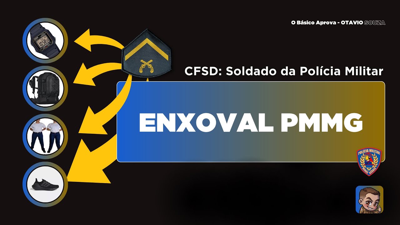 Enxoval Soldado PMMG (CFSd): sem isso você não fará o curso