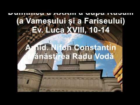 Duminica a XXXIII-a (a Vameșului și a Fariseului)