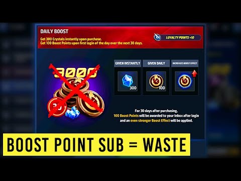 Boost Points Give Less... Should Give MORE - Marvel Future Fight