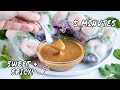 The EASIEST Peanut Dipping Sauce Recipe!