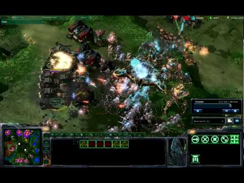 Starcraft 2 Beta - Great Mass Recall from Protoss Mothership!
