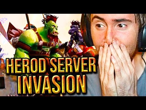 Asmongold Turns Horde & INVADES The Herod Server In Classic WoW