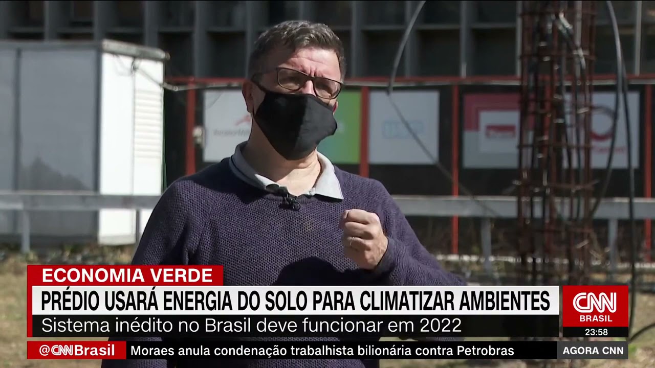 Reportagem CICS CNN - Uso de Energia Geotermica para Climatização de Ambientes.