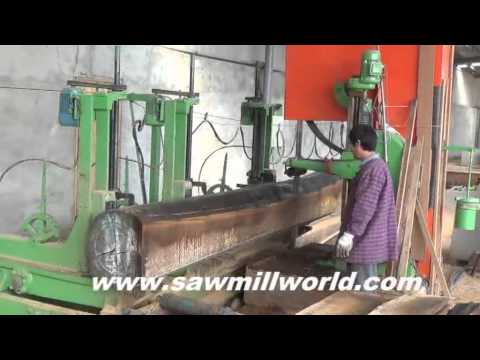 Vertical Band Saw With Log Carriage & Circular Sawmill Edger