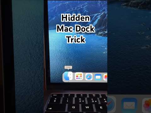 Mac Dock Magnifier Trick #apple #appletips #mac #macbook #secret #tipsandtricks #feature #hidden