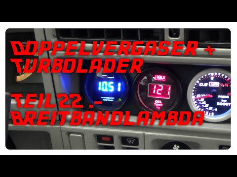 DCOE Weber Doppelvergaser + Turbolader Teil22 .-  Breitbandlambda