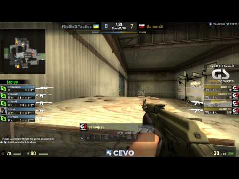 FlipSid3 vs Gamers2 Game 1 (CEVO-PPT Playoffs) - Helium & Launders