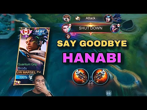 SORRY HANABI😂YOUR ATTACK SPEED CAN’T SAVE YOU | BRODY GAMEPLAY