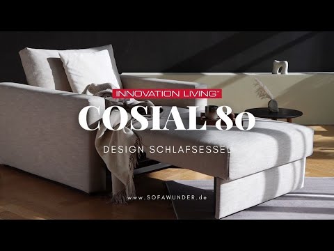 Innovation® COSIAL 80 Schlafsessel - Ausklappbarer Loungesessel | Sofawunder.de
