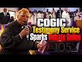 COGIC Testimony Service Sparks Debate Online