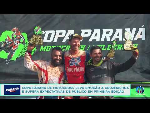 Copa Paraná de motocross movimenta Cruzmaltina e supera expectativas de publico.
