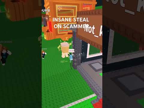 Insane steal on scammer in steal a brain rot #sab #crazy #funny #roblox #stealabrainrot
