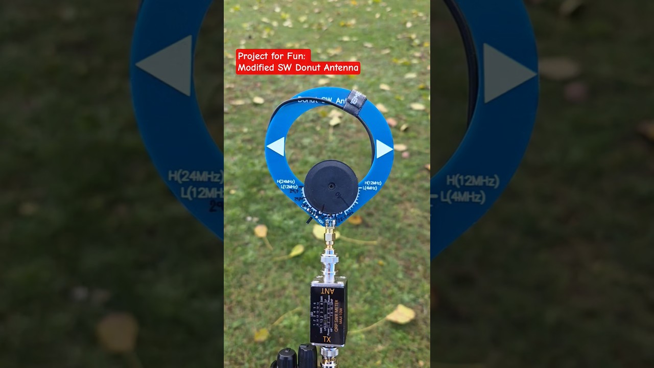 Zabavan projekt: Modificirana SW Donut antena za 10M i 40M opsege