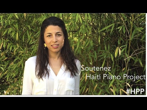 Célimène Daudet parle de Haiti Piano Project