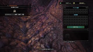MHW チャアクソロ 6分4秒 目指せ0分針！！