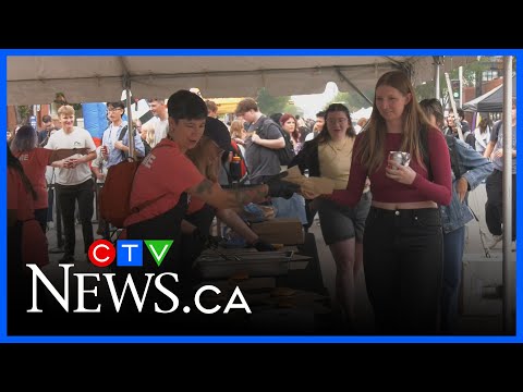 Edmonton post-secondary students kick off new semester with downtown party