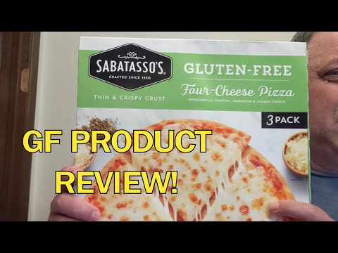 GLUTEN FREE PRODUCT REVIEW: Sabatasso's pizza