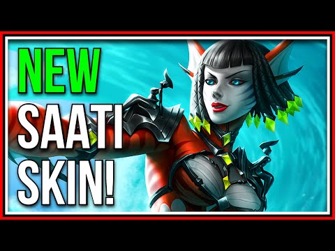 This NEW Saati Skin is SO SATISFYING! - Paladins PTS Gameplay