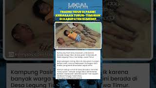 Inilah Tradisi Tidur di Atas Pasir yang Sudah Turun-temurun dari Zaman Dahulu oleh Warga di Sumenep