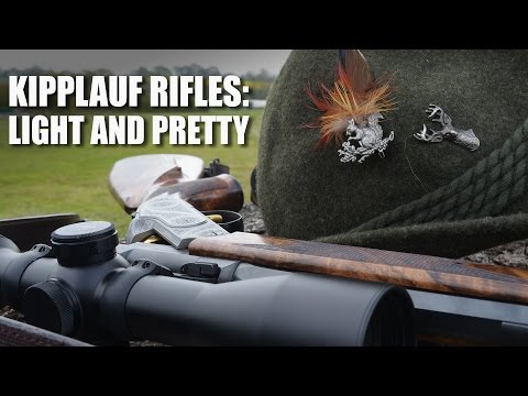 Kipplauf rifles: light and pretty