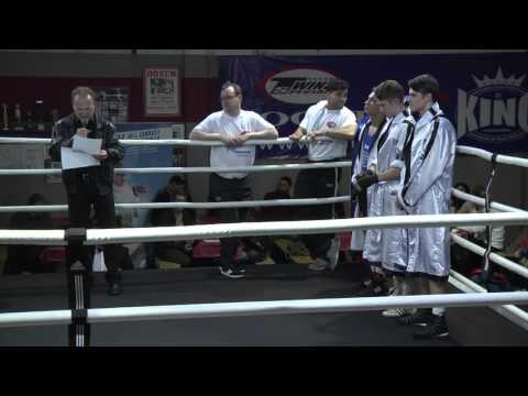 Boxen 2. Bundesliga - Hanau vs Wismar - Vorstellung der Boxer