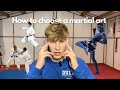 How to Choose the Right Martial Art