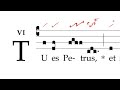 Communio: Tu es Petrus