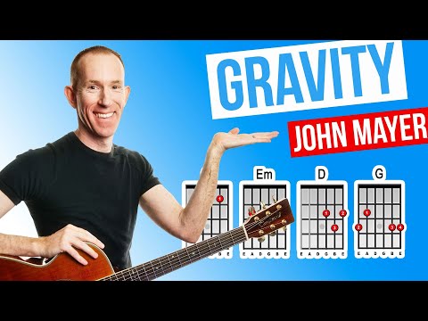 Gravity ★ John Mayer ★ Acoustic Guitar Lesson [with PDF]