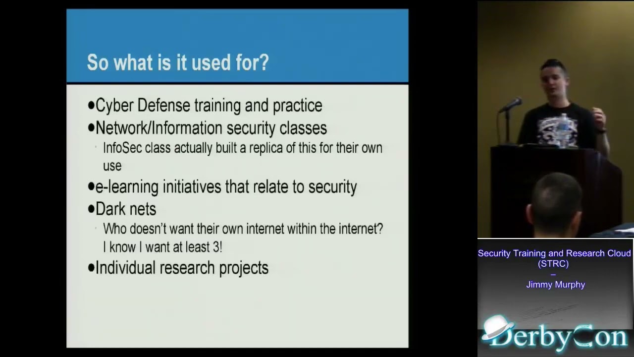 Security Training And Research Cloud Strc Jimmy Murphy   DerbyCon 3