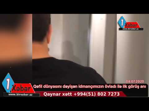 Azərbaycanın fəxri qəfil dünyasını dəyişən idmançımız Rüfət Güləliyevin övladı ilə ilk görüş anı