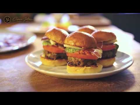 Hambúrguer de Porco com Presunto Cinco Jotas de Jose Pizarro