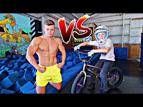 FLIPS VS 9 YEAR OLD PRO BMX RIDER!