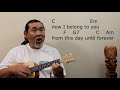 A Lovers Concerto Ukulele Play Along With Lyrics And Chords On Screen