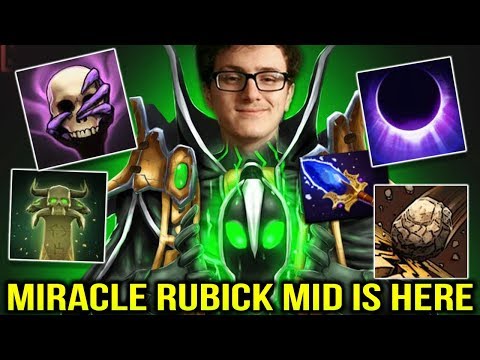 Miracle Rubick Mid Showing his Fast Reaction to Steal Skills Dota 2 7.10