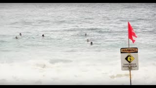 Dangerous Shorebreak Rescues, Sandy Beach Lifeguards