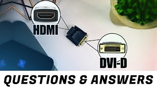 DVI-D to HDMI Adapter TESTING! | Questions and Answers!! [2020]