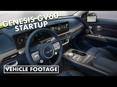 2023 Genesis GV60 startup