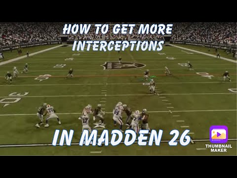 Madden NFL 26 - How To Get Interceptions As A Safety In Franchise / Career Mode