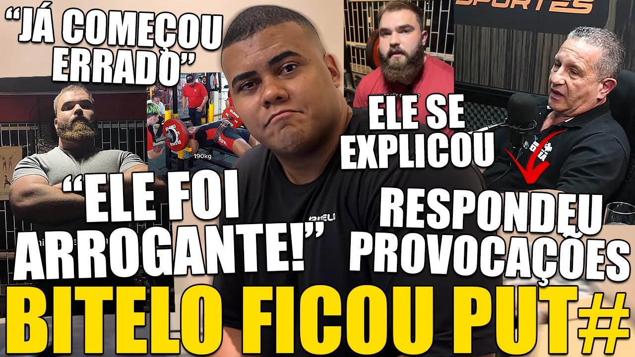 POLÊMICA! BITELO É PROVOCADO, FICA PUT# E DETONA ATITUDE! STRONDA EXPLICA E BITELO RECONSIDERA